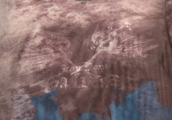 Jean Paul GAULTIER CLASSIQUE Printed Logo Trim Mesh T Shirt K-169781_006