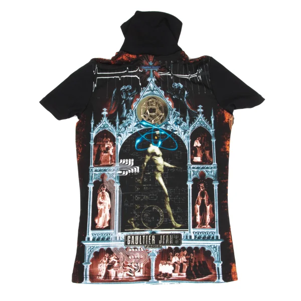 GAULTIER JEAN'S Printed Turtle Neck T Shirt K-169782_011