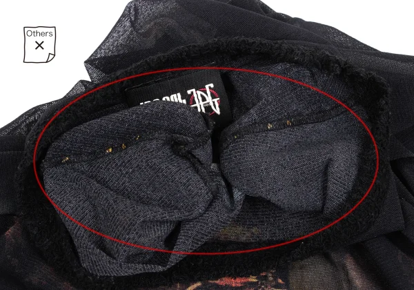 JPG by GAULTIER Graphic Printed Mesh T Shirt K-169783_004