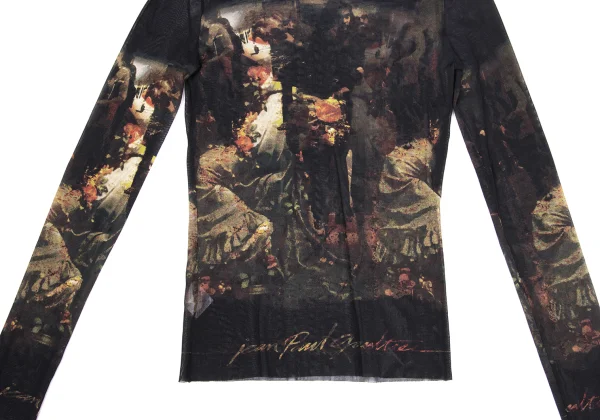 JPG by GAULTIER Graphic Printed Mesh T Shirt K-169783_007