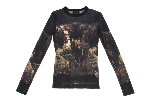 JPG by GAULTIER Graphic Printed Mesh T Shirt K-169783_011