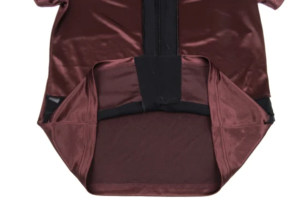 Jean Paul GAULTIER  HOMME Mesh Switching Shiny T Shirt K-169784_009