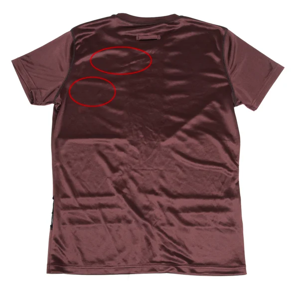 Jean Paul GAULTIER  HOMME Mesh Switching Shiny T Shirt K-169784_010