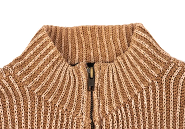 Jean Paul GAULTIER HOMME Cotton Acrylic Driver's Knit Blouson K-169785_003