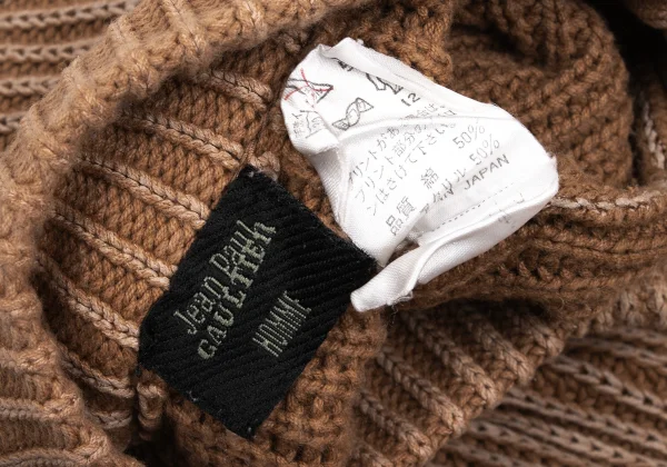 Jean Paul GAULTIER HOMME Cotton Acrylic Driver's Knit Blouson K-169785_016