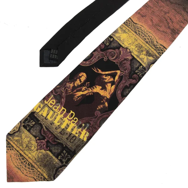 Jean Paul GAULTIER HOMME Printed Silk Tie K-169787_005
