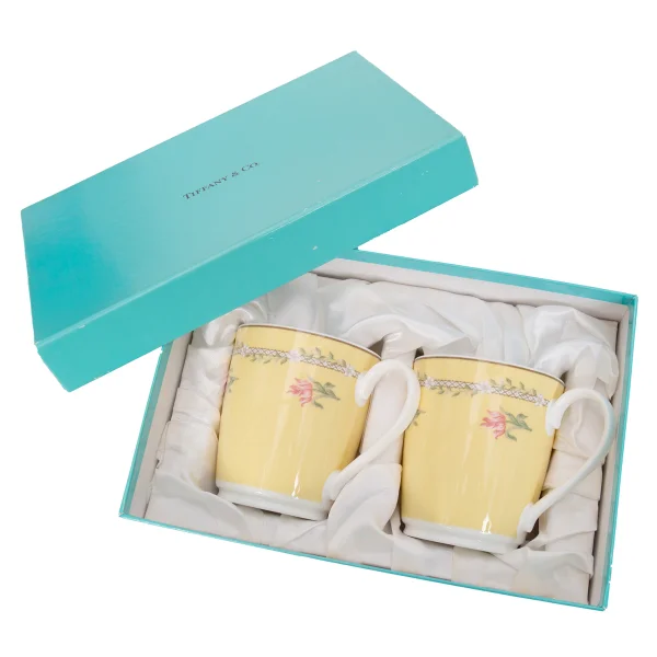 ティファニーTIFFANY&CO TIFFANY&CO Pink Tulip チューリップ柄ペア