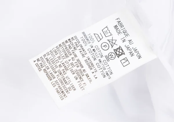 Y's Cotton Panel Design Asymmetrical Blouse K-169790_015