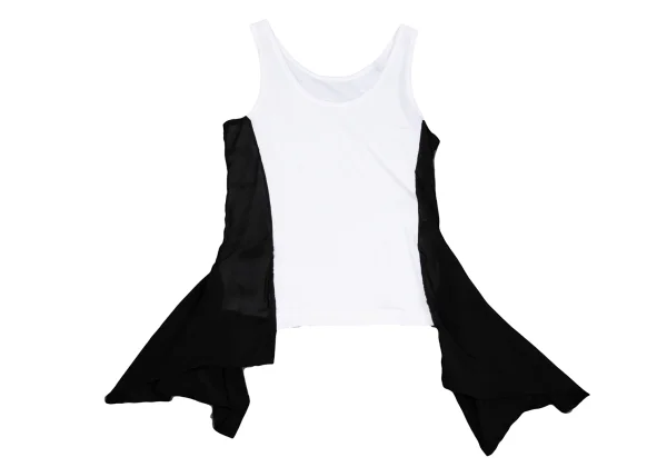 Y's Side Cupro Panel Tank Top K-169791_002