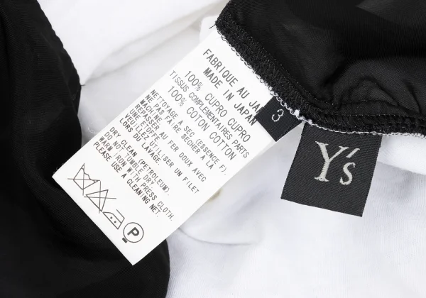 Y's Side Cupro Panel Tank Top K-169791_011