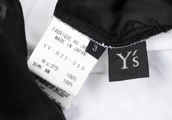 Y's Side Cupro Panel Tank Top K-169791_012