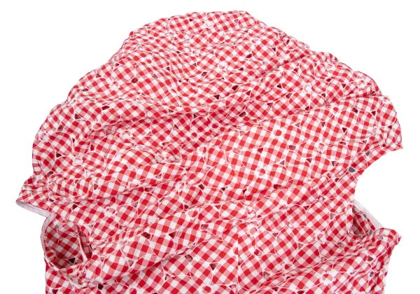 JUNYA WATANABE COMME des GARCONS Checked Floral Embroidery Blouse K-169792_011