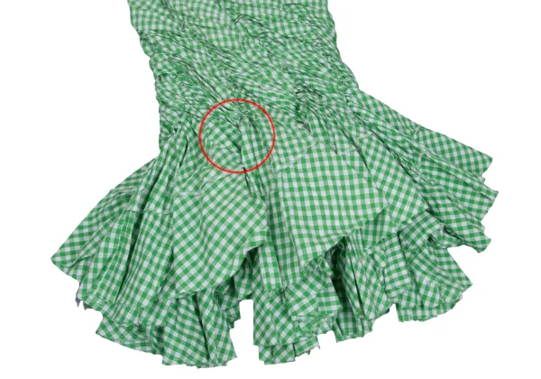 JUNYA WATANABE COMME des GARCONS Gathered Design Checked Skirt K-169793_005