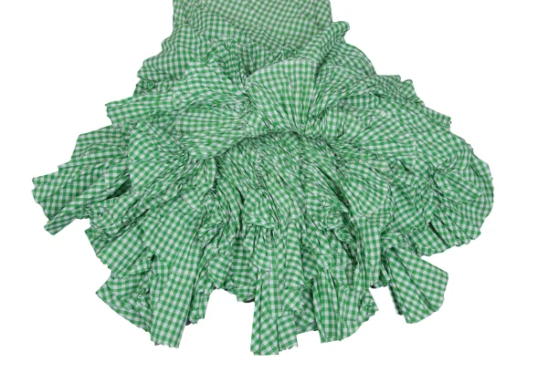 JUNYA WATANABE COMME des GARCONS Gathered Design Checked Skirt K-169793_009