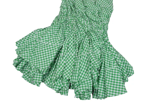 JUNYA WATANABE COMME des GARCONS Gathered Design Checked Skirt K-169793_013