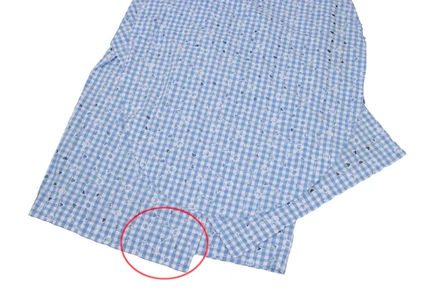 JUNYA WATANABE COMME des GARCONS Floral Embroidery Checked Wrap Skirt K-169794_008