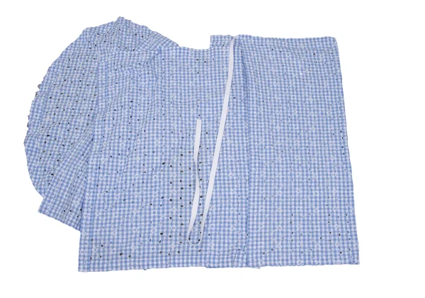 JUNYA WATANABE COMME des GARCONS Floral Embroidery Checked Wrap Skirt K-169794_012