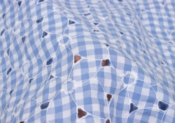 JUNYA WATANABE COMME des GARCONS Floral Embroidery Checked Wrap Skirt K-169794_017