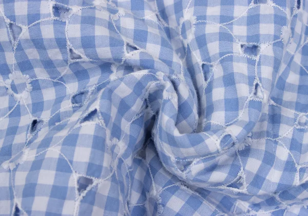 JUNYA WATANABE COMME des GARCONS Floral Embroidery Checked Wrap Skirt K-169794_018