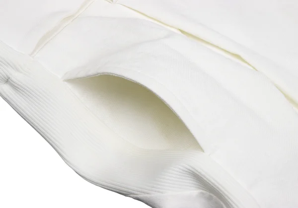 ISSEY MIYAKE In-tuck Side Rib Switching Cropped Pants K-169796_010