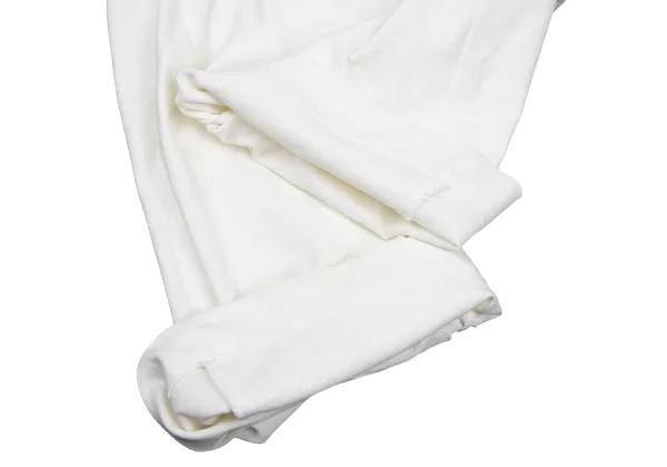 ISSEY MIYAKE In-tuck Side Rib Switching Cropped Pants K-169796_012