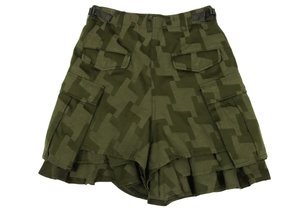 JUNYA WATANABE COMME des GARCONS Houndstooth Jacquard Cargo Half Pants K-169797_011