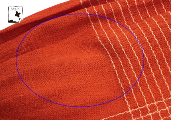 ISSEY MIYAKE Cotton Linen Embroidery Design Band Collar Pullover Shirt K-169799_009