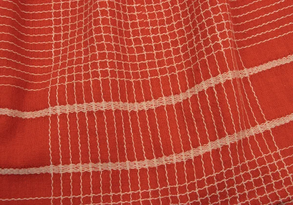 イッセイミヤケISSEY MIYAKE コットンリネン刺繍デザインタックスカート オレンジ9 K-169800_009