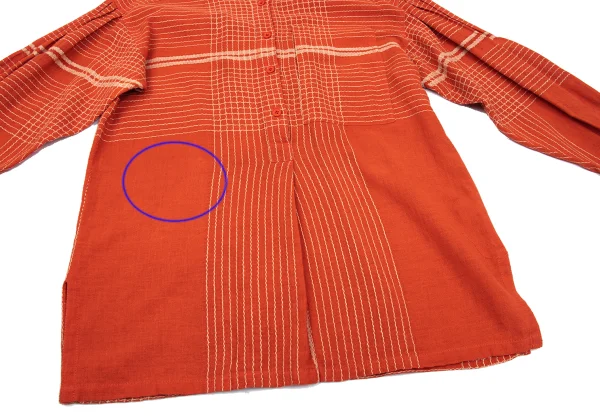 ISSEY MIYAKE Cotton Linen Embroidery Design Pullover Shirt & Skirt K-169801_006