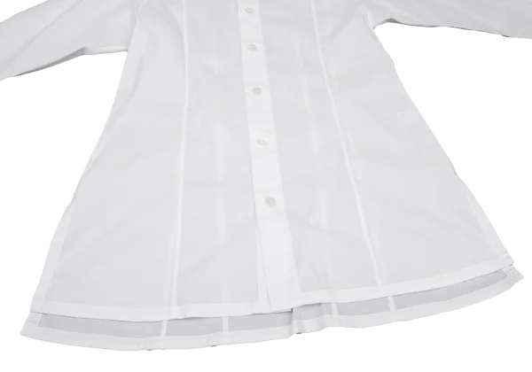 ISSEY MIYAKE Stretch Band Collar Shirt K-169802_010