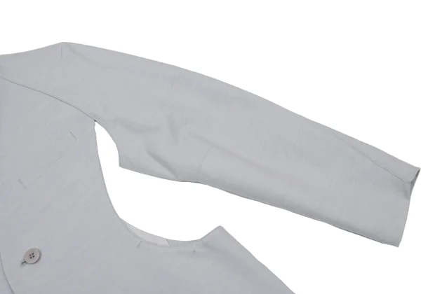 ISSEY MIYAKE Side Cutting Collarless Jacket K-169804_006