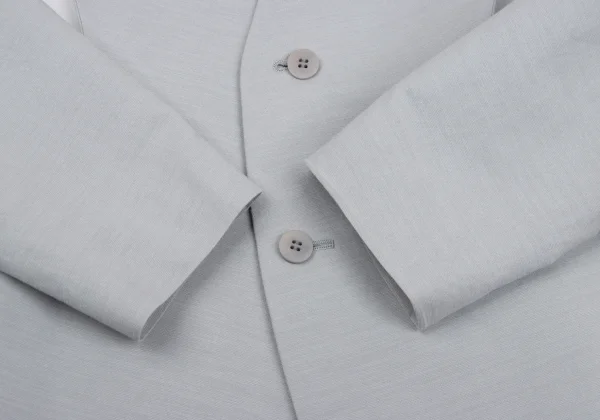 ISSEY MIYAKE Side Cutting Collarless Jacket K-169804_007