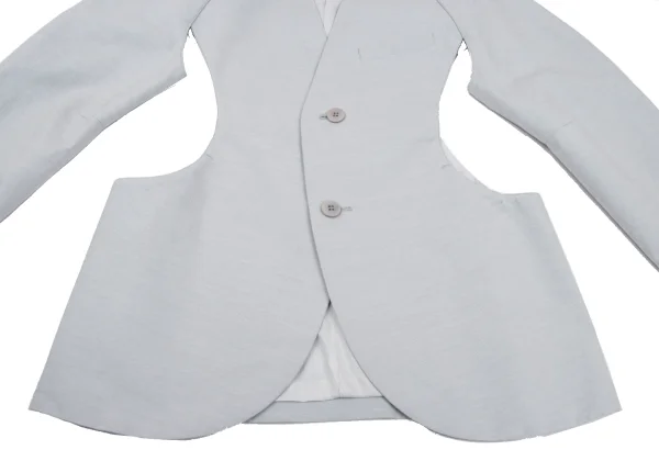 ISSEY MIYAKE Side Cutting Collarless Jacket K-169804_009
