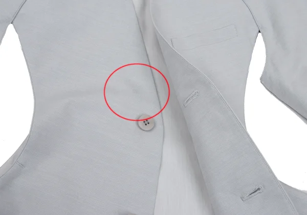 ISSEY MIYAKE Side Cutting Collarless Jacket K-169804_011