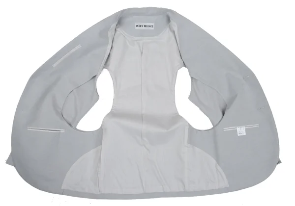 ISSEY MIYAKE Side Cutting Collarless Jacket K-169804_013