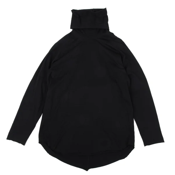 S'YTE Cotton Layered Turtleneck Raglan T-shirt Black M K-169806_001