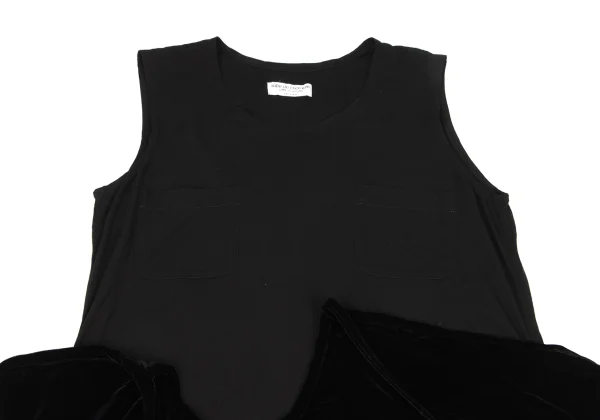 robe de chambre COMME des GARCONS Velour Halter Neck Switching Dress K-169812_005