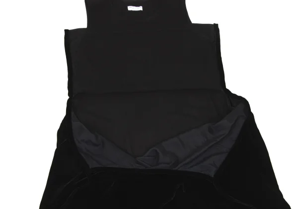 robe de chambre COMME des GARCONS Velour Halter Neck Switching Dress K-169812_010