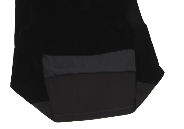 robe de chambre COMME des GARCONS Velour Halter Neck Switching Dress K-169812_011