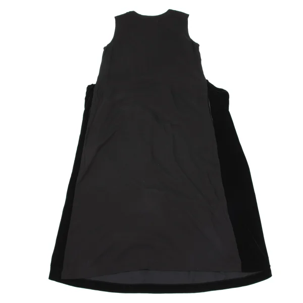 robe de chambre COMME des GARCONS Velour Halter Neck Switching Dress K-169812_013