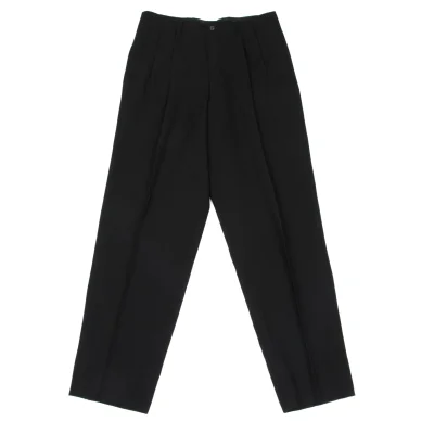 ISSEY MIYAKE MEN Wool Two Tuck Pants