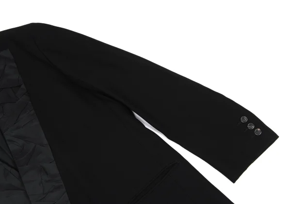 ISSEY MIYAKE MEN Wrinkled Silk Switching Wool Jacket & Pants K-169815_006