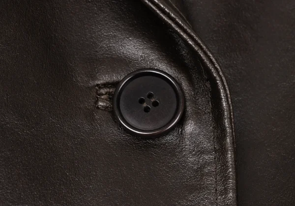 MAX&Co Cow Leather Double-breasted Coat K-169816_005