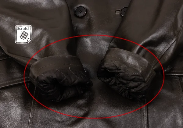 MAX&Co Cow Leather Double-breasted Coat K-169816_009