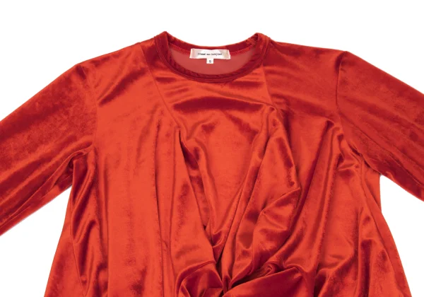 COMME des GARCONS Velour Drape Design Tunic K-169820_003