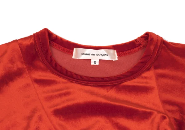 COMME des GARCONS Velour Drape Design Tunic K-169820_004