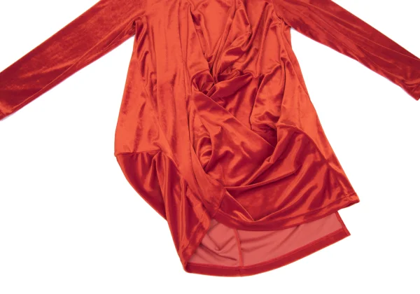 COMME des GARCONS Velour Drape Design Tunic K-169820_007