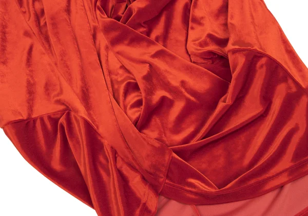 COMME des GARCONS Velour Drape Design Tunic K-169820_009