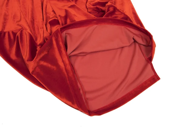 COMME des GARCONS Velour Drape Design Tunic K-169820_010