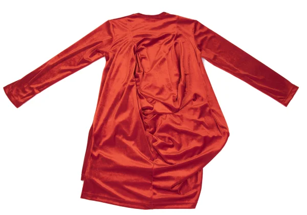 COMME des GARCONS Velour Drape Design Tunic K-169820_011